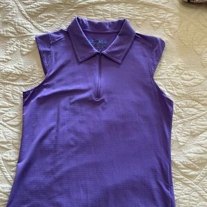IBKUL Purple Sleeveless Tank Top